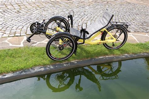 Tripod Leaning Trike Visits The Wall And First Recumbent Bicycle