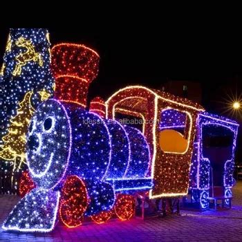 3d Led Motif Outdoor Lighted Christmas Train For Rooftop Christmas ...