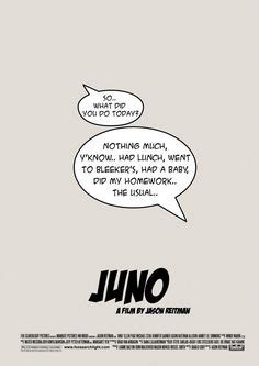 "Had a baby.. Did my homework.. The usual.." ~ Quote from Juno Film ...