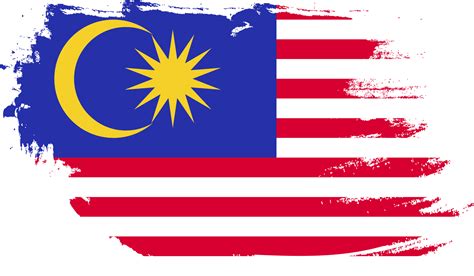 Malaysia Flag With Grunge Texture 12057225 Png