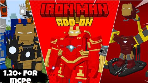 Minecraft Iron Man Mod For Mcpe 1 20 👀 Iron Man Mod Tgpwayush Youtube