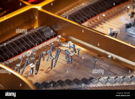 Piano Bereit Die Musik Von John Cage Zu Spielen Stockfotografie Alamy