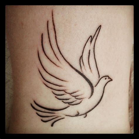 Simple Dove Tattoo Design Zerkalovulcan