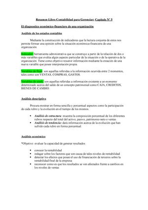 Contabilidad Gerencial Resumen Clases CONTABILIDAD GERENCIAL Clase 1