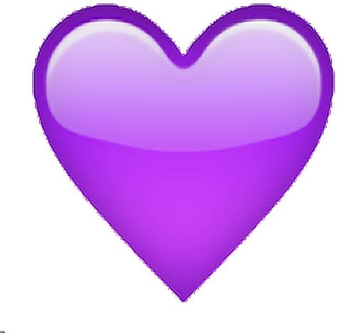 Download Purple Violet Tumblr Heart Emoji Sticker By Ire Heart