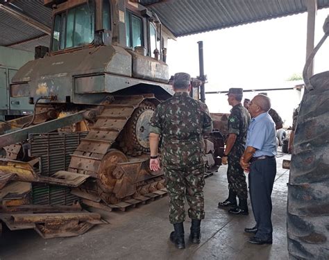 Comandante Do Grupamento De Engenharia Visita O Batalh O De