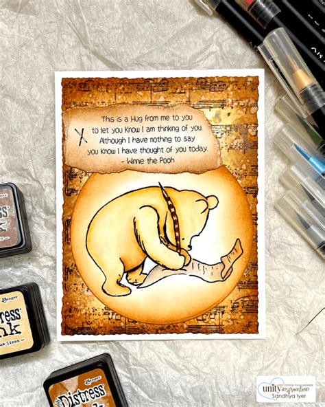 Vintage Style Cards With New Winnie The Pooh Stamps Unity Blog