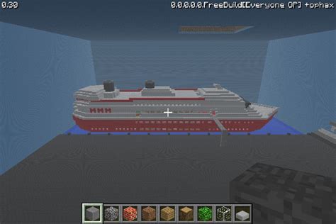 Cruise Ship Minecraft Map