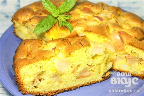 Пирог яблочная шарлотка (пошаговый фото рецепт) - ВашВкус