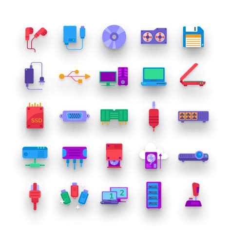 Computer-Hardware-Color-Icons_ Shop