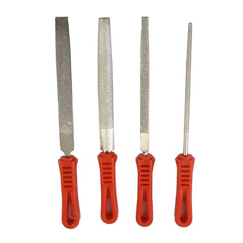 Diamond File Needle File Workshop Equipment 6in Flathalf Round