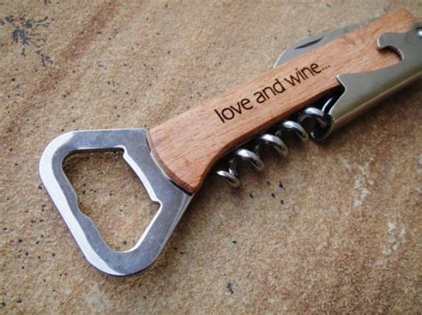 Personalized Bottle Opener, Engraved Corkscrew, Engraved Bottle Opener ...