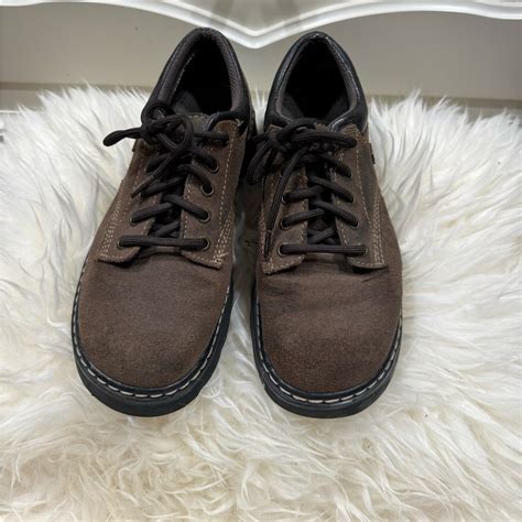 Skechers Leather Brown Lace Shoes - Gem