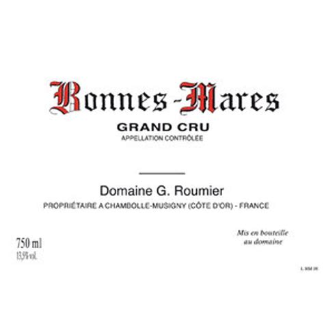 Domaine Georges Roumier Bonnes Mares Grand Cru L Future