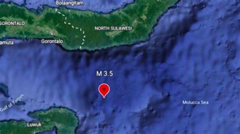 Teluk Tomini Gorontalo Sulut Diguncang Gempa M M Sr Tribun