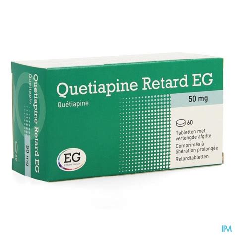 Quetiapine Retard EG 50Mg Verl Afgifte Tabl 60 Apotheek Sollie