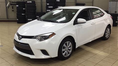 White Toyota Corolla 2016