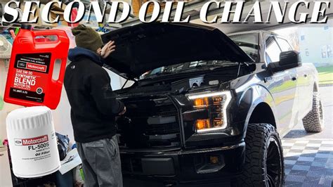 Ford F150 Ecoboost 35 Oil Change Diy Youtube