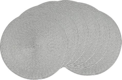 Amazon Ahhfsmei Round Braided Placemats Set Of Round Table Mats