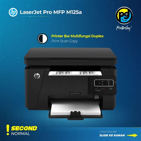 Jual HP LaserJet Pro MFP M125a Printer Scan Copy Murah Shopee Indonesia