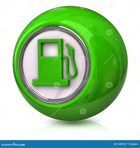 Green Fuel Icon Stock Illustration Illustration Of Drive