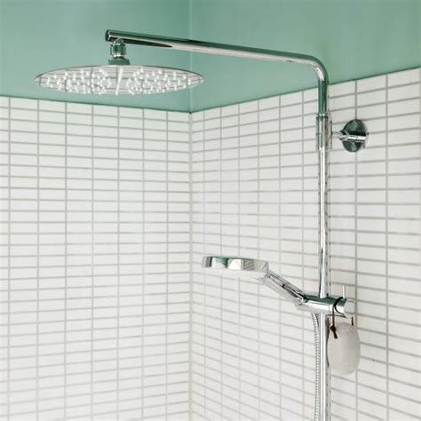 Damixa Silhouet Thermostatic Shower System With Metal Shower Hose