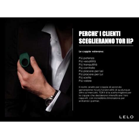 LELO Tor 2 Anello Fallico Vibrante In Silicone Elasticizatto Per