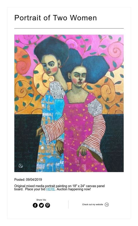 Portrait of Two Women | Art inspiration, Art portfolio, Beautiful art