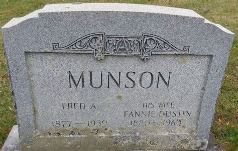 Fred A Munson Find A Grave Memorial