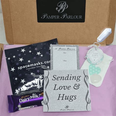 Letterbox Hug In A Box With Clear Quartz Pamper Parlour