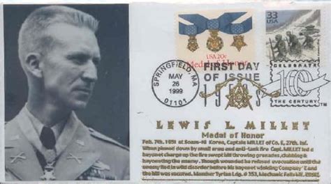 Colonel Lewis Lee Millett Sr U S Army Received The Medal Of Honor For Leading The Last Major