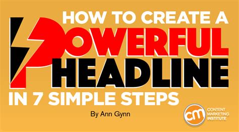 How To Create A Powerful Headline In Simple Steps Marketingcloud Info