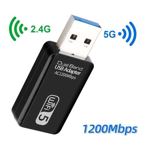 Kaufe 1200Mbps 5Ghz USB Wifi Adapter USB 3 0 Wi fi Netzwerk Empfänger