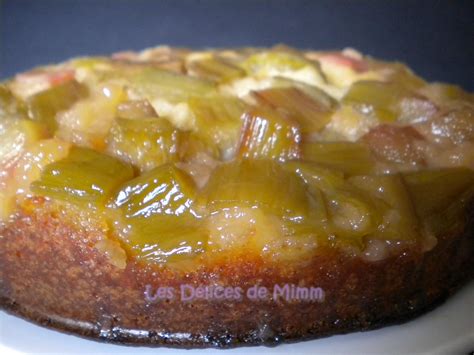 Gâteau à La Rhubarbe Et Fève Tonka Façon Tatin Les Délices De Mimm