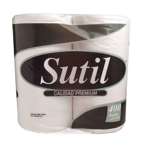 Papel Higienico Sutil Premium 4 Rollos 400 Hojas Tienda Trio Maracaibo