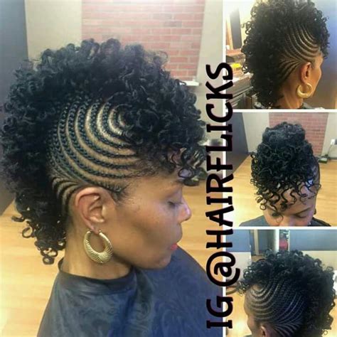 Pin By Cierra Wallace On Hair Braided Mohawk Hairstyles Natural Hair