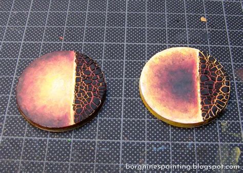 Borgnines Miniature Painting Tutorial Quick And Easy Lava Bases