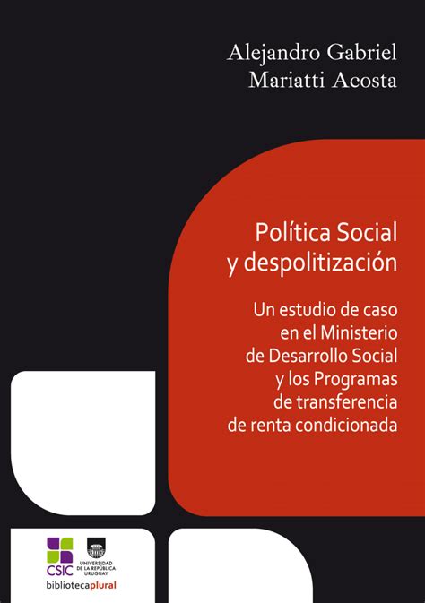 Pdf Política Social Y Despolitización