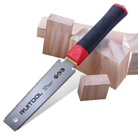 Ruitool Japanese Hand Saw 6 Inch 1417 Tpi Small Flush Cut Saw Plastic