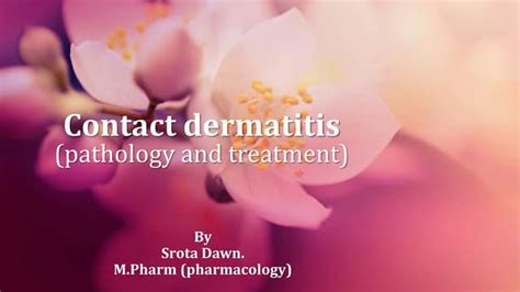 Contact Dermatitis Ppt