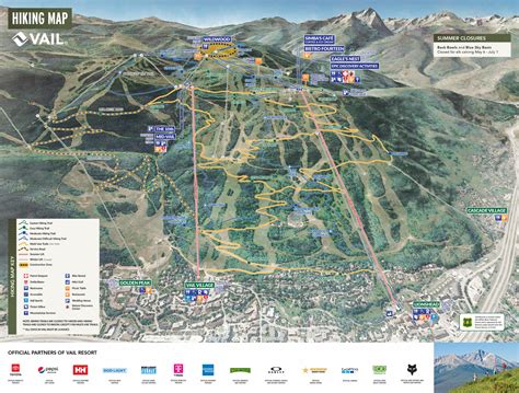 Vail Summer Hiking Trail Map 2023 N2backpacking