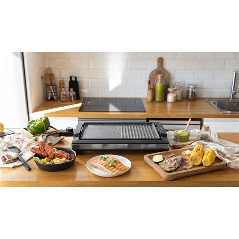 Cecotec Tasty Grill Inox Mixstone Plancha De Asar W