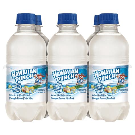 Hawaiian Punch Whitewater Wave Bottles 6 Ct Shipt