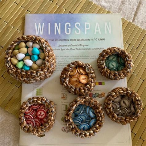 Wingspan Egg Food Token Tray Board Game Etsy