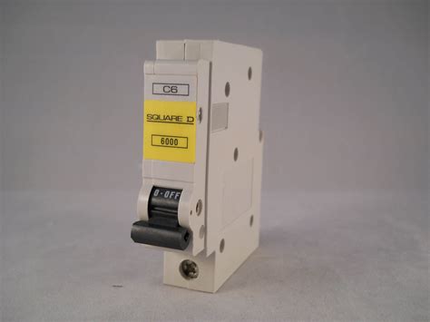 Square D QOE MCB 6 Single Pole Qwikline Breaker Type C 6A QO106EC6