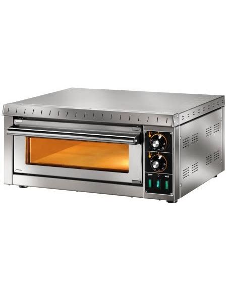 Forno Elettrico Per Pizza Camera Singola Con Vetro Cm 41x36x9h Camere