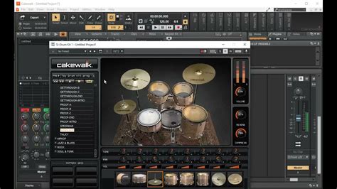 Bandlab Cakewalk Part Playing Dem Si Drums Bada Bing Youtube