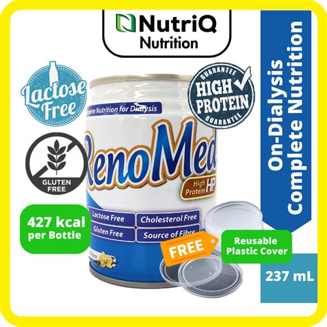 Renomed High Protein Complete Nutrition For Dialysis 237 ML Vanilla