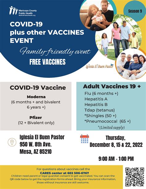 Maricopa County Public Health On Twitter Free Vaccine Event Tomorrow