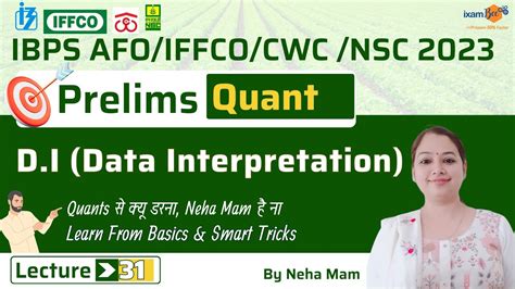 Ibps Afo Iffco Cwc Nsc Quant D I Data